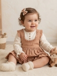 Dantelli̇ Keten Kız Bebek Elbi̇se