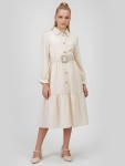 Geni̇ş Fırfırlı Kız Çocuk Elbi̇se 